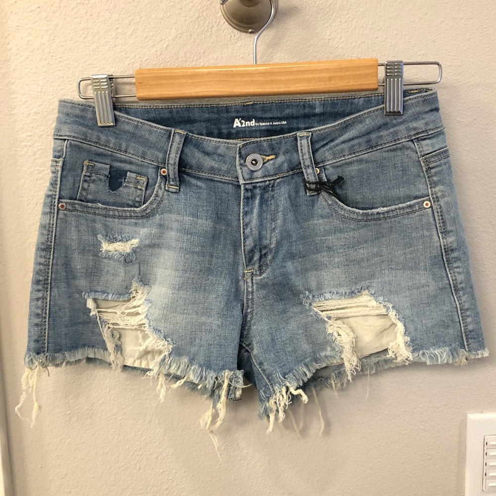 A2nd Lodi Cut-off Jean Shorts